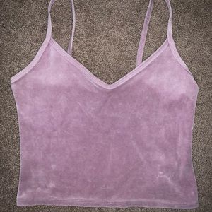 Lavendar crop top